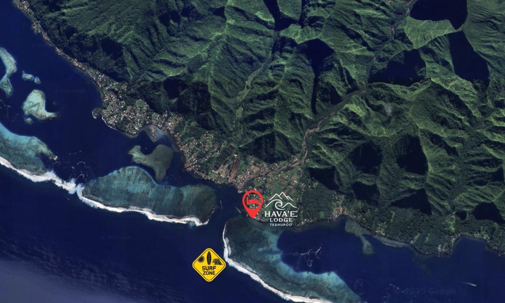 Hava'E Lodge Teahupoo Eksteriør bilde