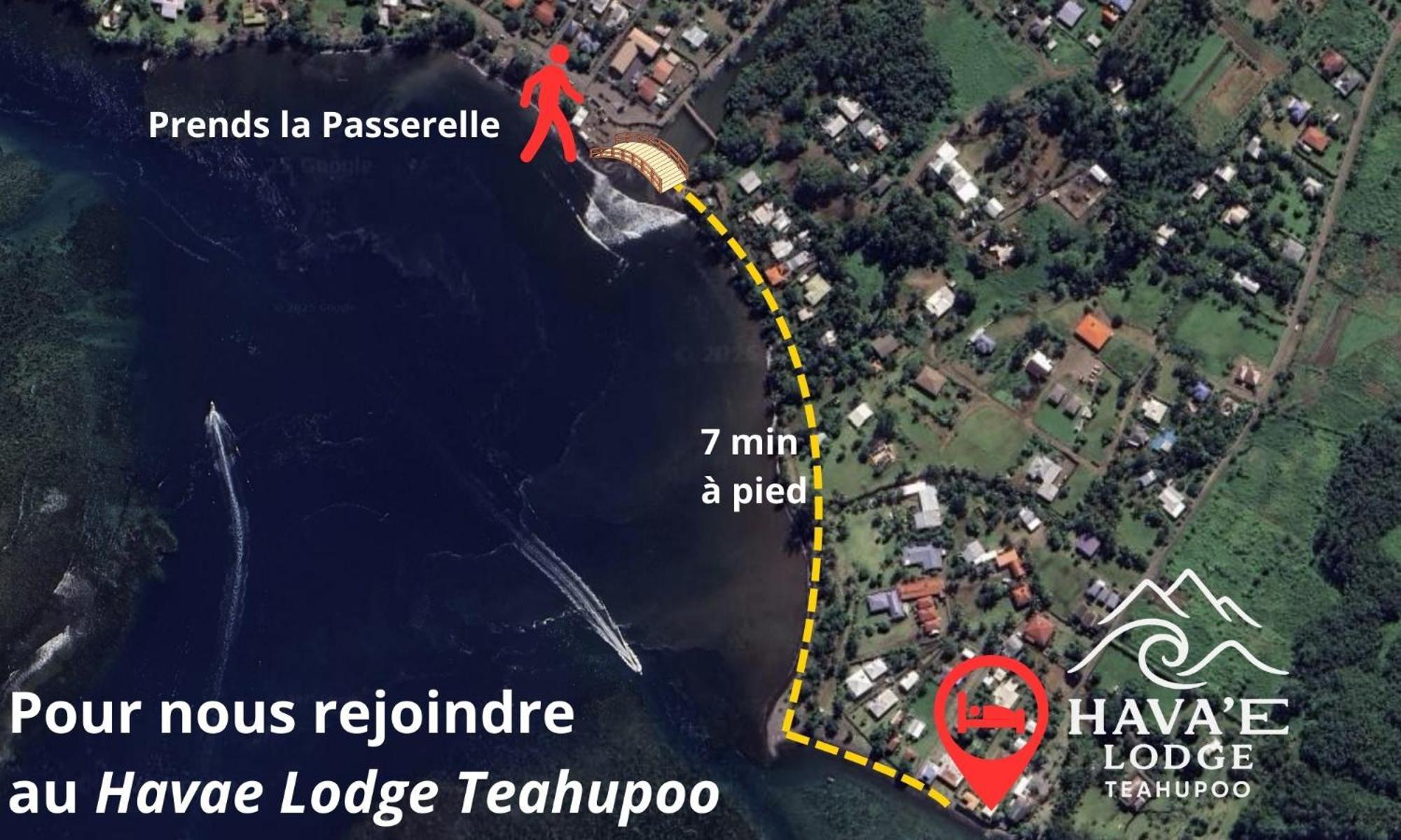 Hava'E Lodge Teahupoo Eksteriør bilde